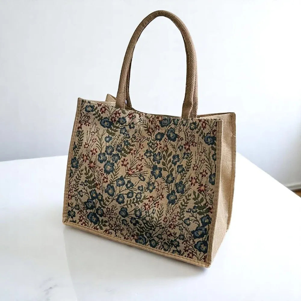 Large Canvas Tote Bag with Handles – Casual Fashion Shoulder Bag for Work, Shopping & Travel