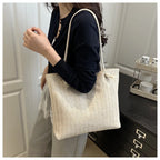 Large Bali Beach Tote - Designer Straw Shoulder Bag