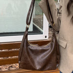 Premium PU Leather Tote Bag - Classic Women's Shoulder Purse