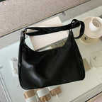 Premium PU Leather Tote Bag - Classic Women's Shoulder Purse