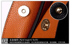 Waterproof PU Leather Tote Bag - Large Top Handle Work Bag