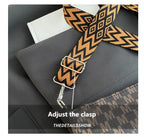 Retro "M" Letter Crossbody Bag - Versatile PU Leather Tote
