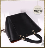 Waterproof PU Leather Tote Bag - Large Top Handle Work Bag