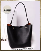 Waterproof PU Leather Tote Bag - Large Top Handle Work Bag