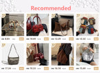 Premium PU Leather Tote Bag - Classic Women's Shoulder Purse