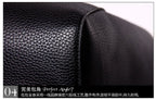 Waterproof PU Leather Tote Bag - Large Top Handle Work Bag