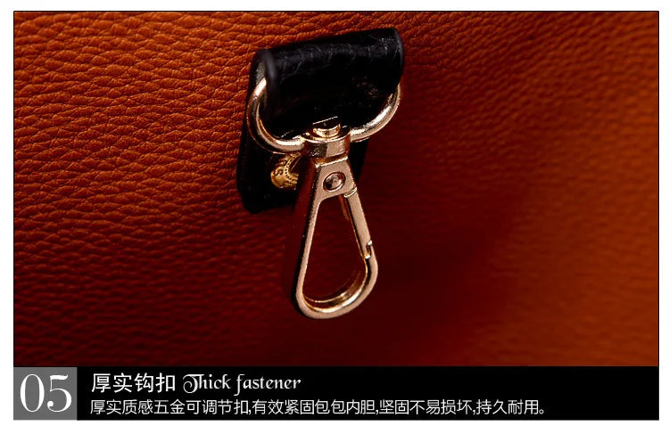 Waterproof PU Leather Tote Bag - Large Top Handle Work Bag