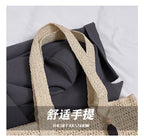 Handmade Large Woven Straw Bag - High-End Beach Tote