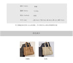 French Style Woven Straw Beach Bag - Large Capacity Tote