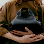 Genuine Leather Dumpling Cloud Bag - French Style Crossbody