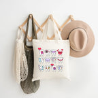 Cute Teeth Tote Bag – Funny Dentist & Dental Assistant Gift, Reusable Canvas Shopping Bag